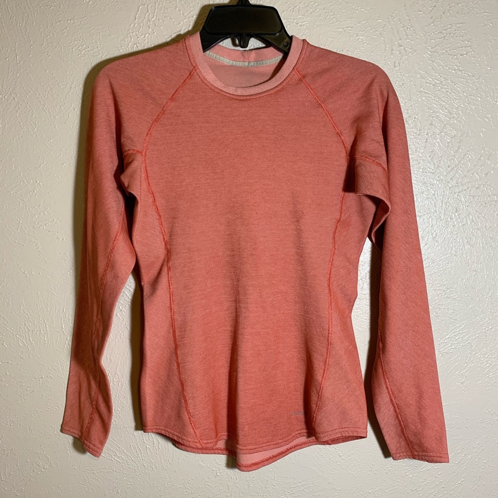 Patagonia orange long sleeve